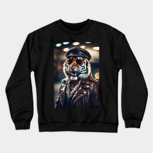 funny tiger Crewneck Sweatshirt